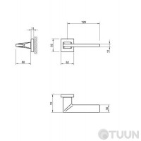 Ручка Tupai 4140 Q-153 черный R ф/с