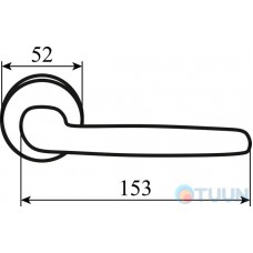 Comit Smart handle chrome R f/z (square 170mm)
