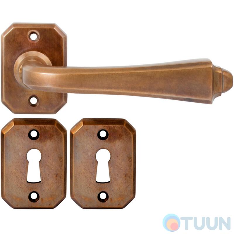 Colombo Bellagio handle KBE11RB BR unlacquered bronze