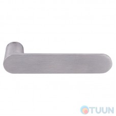 Door handle on rosette Nuda Pure matt chrome R f/z