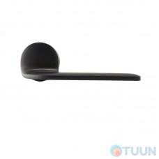 Door handle on rose M&T Down 147346 TIN-K titanium/matt black R f/z