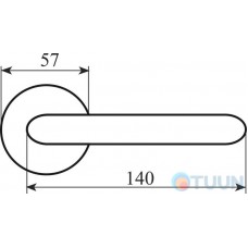 Fimet handle 147-269 F45 Flora ant.iron R f/z