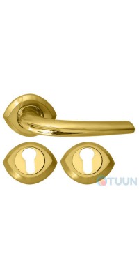 Ручка 0080 GP / SB золото / мат латунь R кл RDA