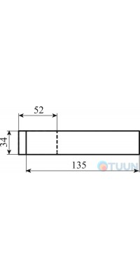 Ручка Tupai Linha Q2 2730RE титан R ф/з