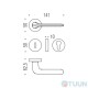 Colombo Roboquattro ID 41 chrome R handle