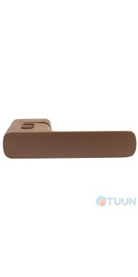 Дверна ручка на розетці M&T Minimal2.0 147841 Right TIN-B титан/коричневий матовий, в комплекті з WC
