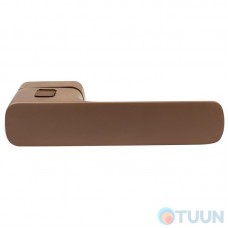 Door handle on the rose M&T Minimal2.0 147841 Right TIN-B titanium/brown matte, complete with WC