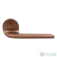Door handle on the rose M&T Down 147377 TIN-B titanium/brown matte R f/z