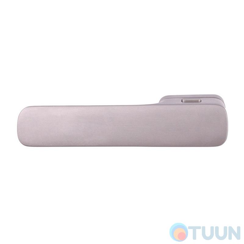 Дверная ручка на розетке M&T Minimal2.0 147759 Left TIN-C титан/хром матовый, в комплекте с WC