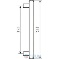Ручка тянущая Fimet 106STG/269 F21 Michelle никель