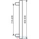 Ручка тянущая Fimet 831 800 600 F60 нерж