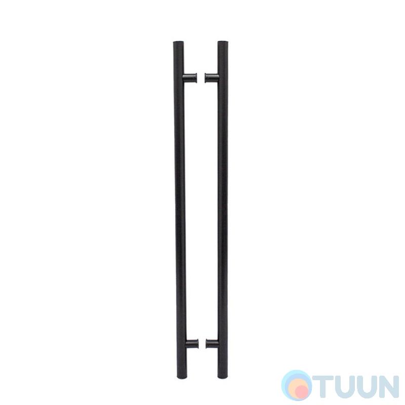 Buonelle Round Pull Handle 1200mm Matte Black Stainless
