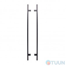 Buonelle Square Pull Handle 1500mm Matte Black Stainless