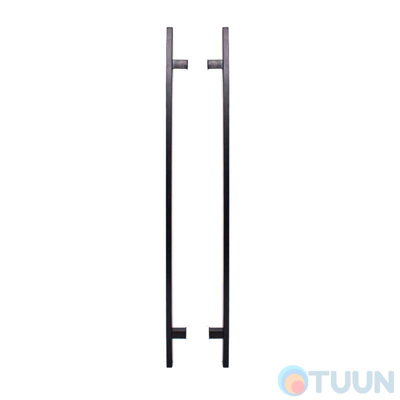 Buonelle Square Pull Handle 1500mm Matte Black Stainless