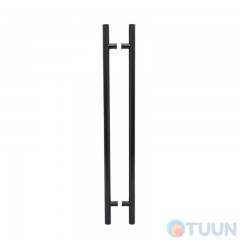 Ручка тягнуча Buonelle Round 2000мм матовий чорний нерж