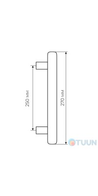 Ручка тягнуча Fimet 1028STG-261 F04 Tasha хром