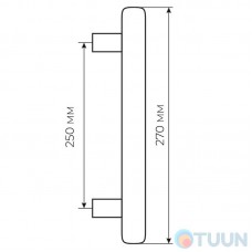Pull handle Fimet 1028STG-261 F04 Tasha chrome