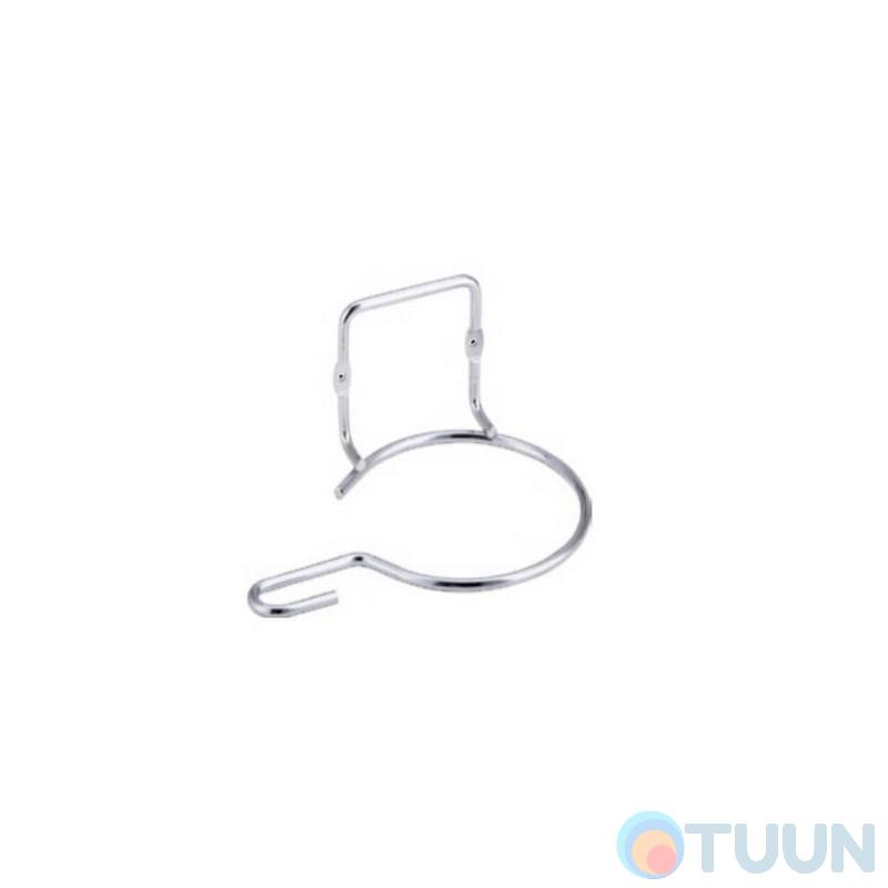 Hair dryer stand, chrome