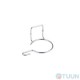 Hair dryer stand, chrome