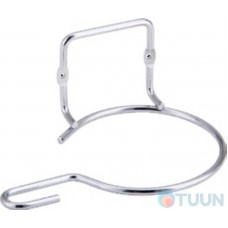 Hair dryer stand, chrome