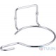 Hair dryer stand, chrome