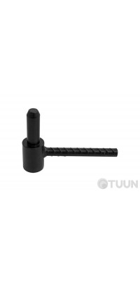 Pin hinge for concrete wall Amig mod.8040 matt black 14/90