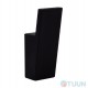 Furniture hook Comit P6451012, rectangular black matte