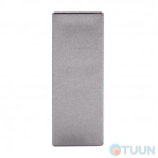 Furniture hook Comit P6451002, rectangular satin chrome