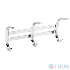 Arino Wardrobe hanger 3 hooks chrome