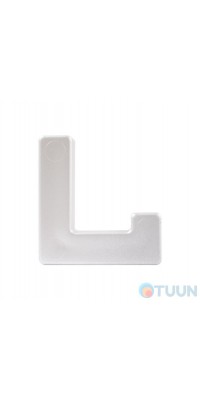 Single hook Comit P6451202, satin chrome