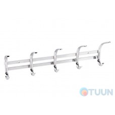 Arino Wardrobe hanger 5 hooks chrome