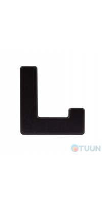 Single hook Comit P6451212, matte black