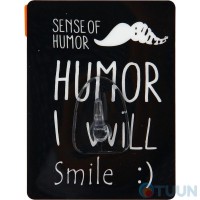 Arino Arino Одинарный пластиковый крючок Humor, силиконовая основа