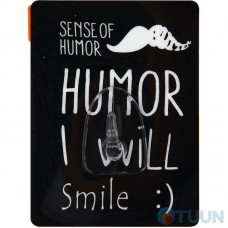 Arino Arino Single plastic hook Humor, silicone base