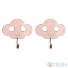 Arino Hook Set "Clouds" scotch tape 2pcs blister