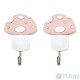 Arino Hook Set "Mushrooms" Scotch tape 2pcs blister