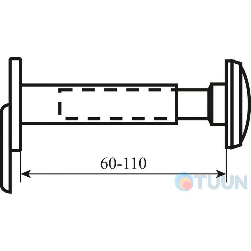 Глаз Securemme 60/110mm Ol6DXBK6OXX
