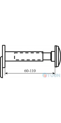Вічко Securemme 60 / 110mm 016DXCL60XX хром