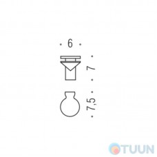 Colombo B01PZ LunaGlass holder chrome