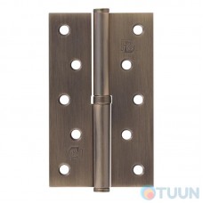 Завіса RDA 125*3*2,5 (1 подш, сталь) мат. ант латунь права