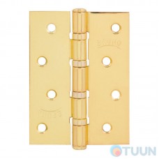 Петля 100*2,5 (4 подш, сталь) латунь BRUNO