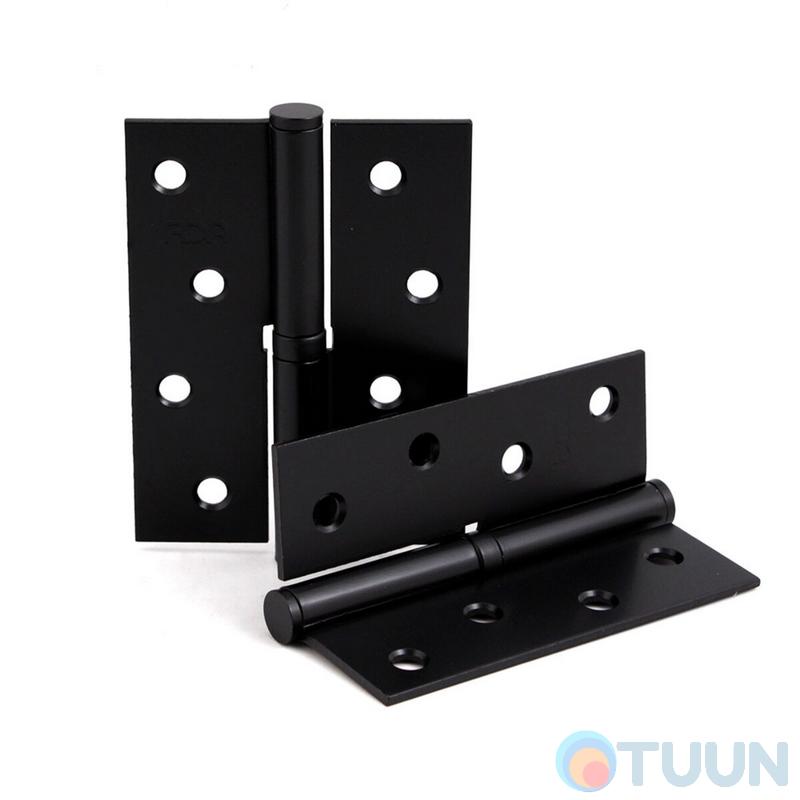 Петля RDA 100*3*2,5 (1 подш, сталь) черный матовый левая