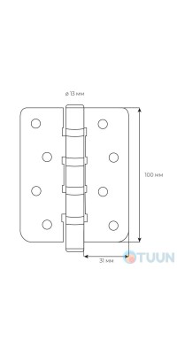 RDA 100*3*3 curtain (4 panels, stainless steel) closed R7 matt chrome