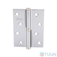 Curtain RDA 100*3*2.5 (1 panel, steel) matt chrome left