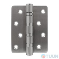 Hinge RDA 100*3*3(4 shelves D14mm, stainless steel)closed R7 matt chrome