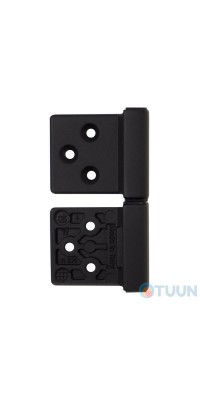 Card hinge 143NO032 Q square rod black