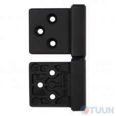 Card hinge 143NO032 Q square rod black