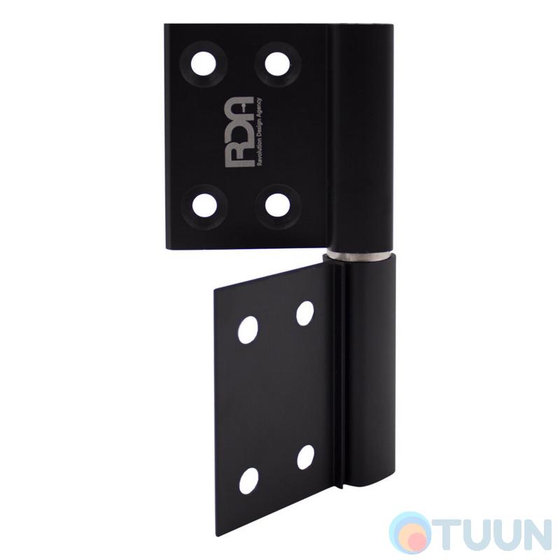 Door hinge RDA AL 100*32*2.5 matte black