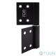 Door hinge RDA AL 100*32*2.5 matte black