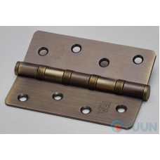 Петля RDA 100*3*2,5 (4 подш, сталь) закр. R5 мат ант латунь